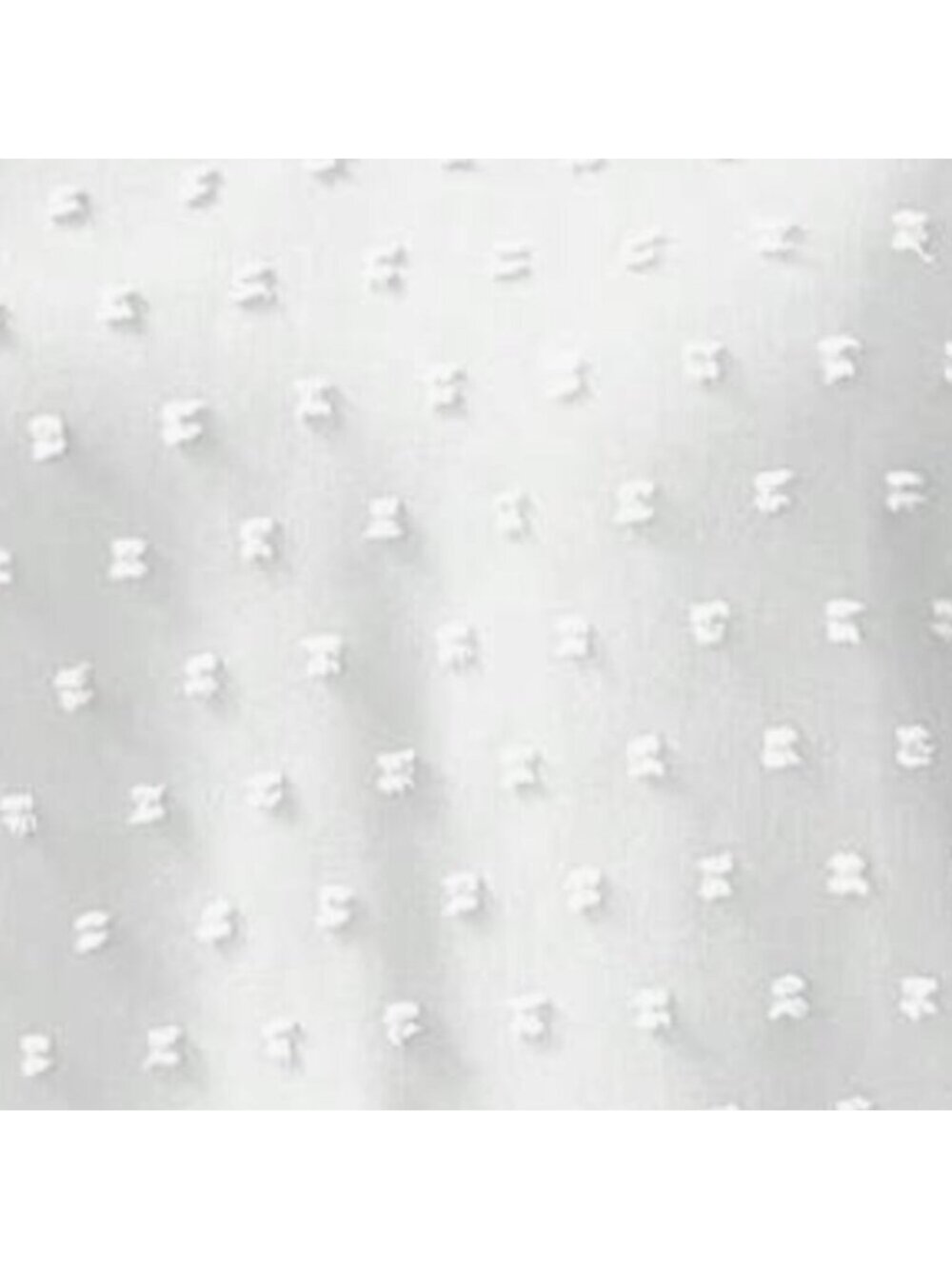 White Swiss Dot Frill Trim Cami Dress - Picture 6 of 6
